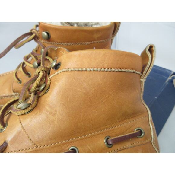 Polo Ralph Lauren Ranger Mid Boots Size 7 in Tan Leather Shearling main image 13